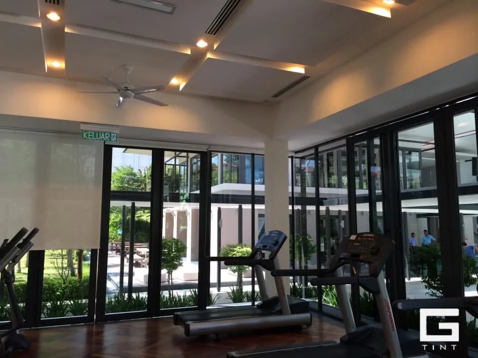 Modern office with commercial window tinting