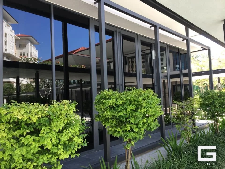 Modern office with commercial window tinting