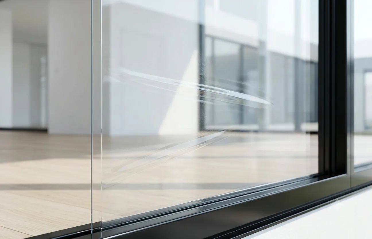 Safety security film protecting window glass